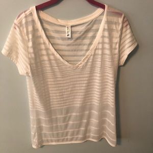 The Shop White Sheer Tee Shirt (FREE)